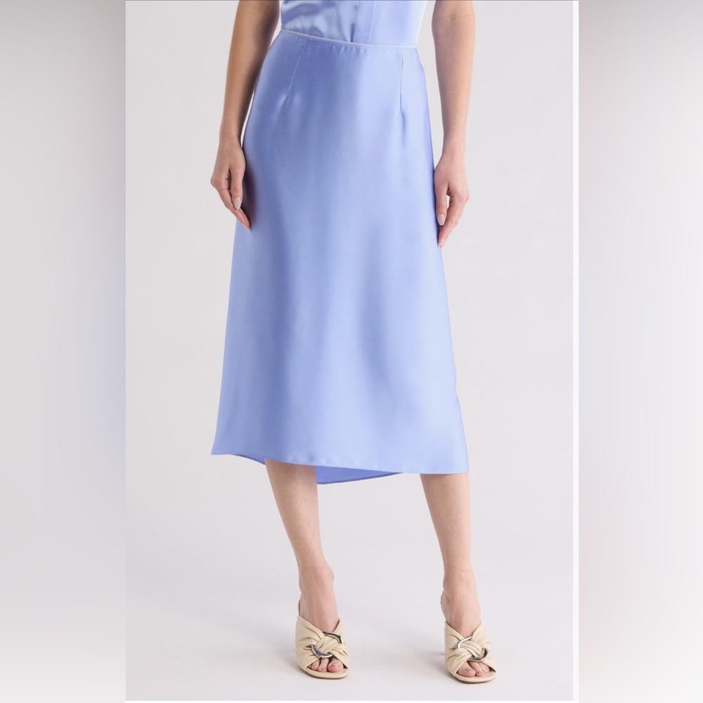 Vince Light Blue A-Line Skirt
